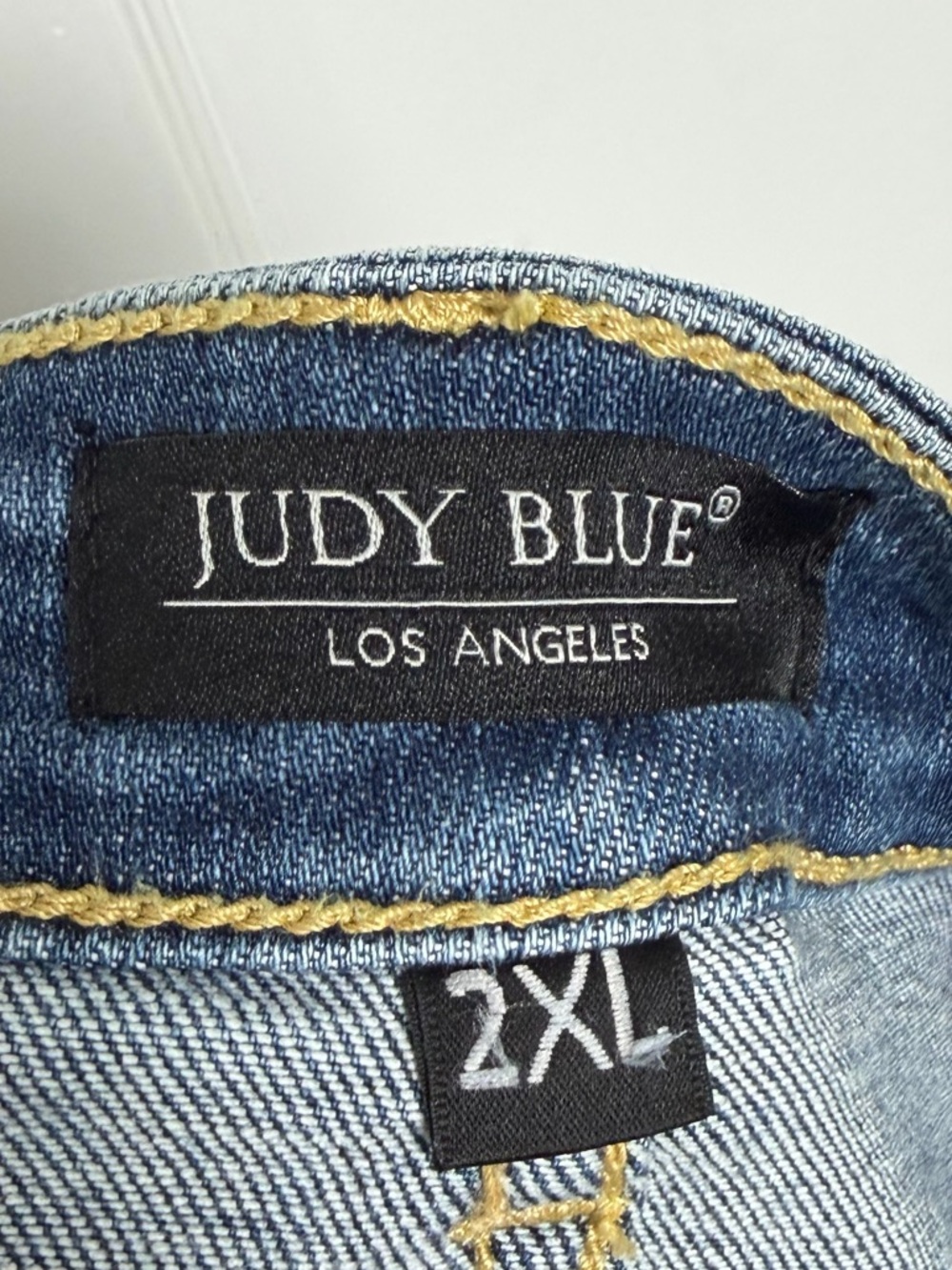 Judy Blue distressed denim shorts - Picture 3 of 16